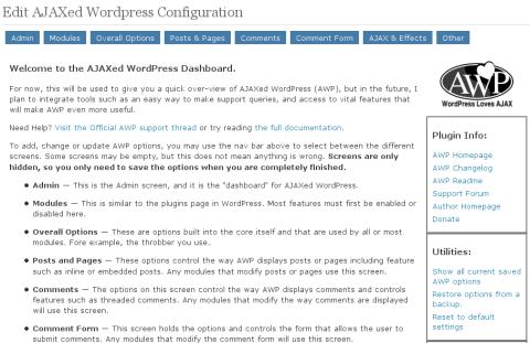 AJAXed Wordpress